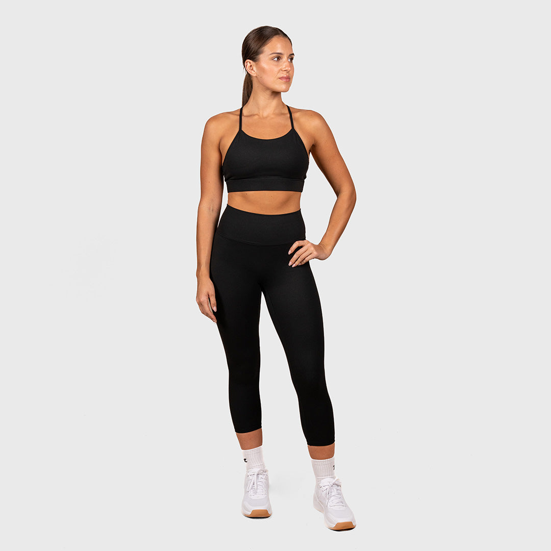 TWL - WOMEN'S REFINE POCKETLESS TIGHTS - 7/8 - BLACK