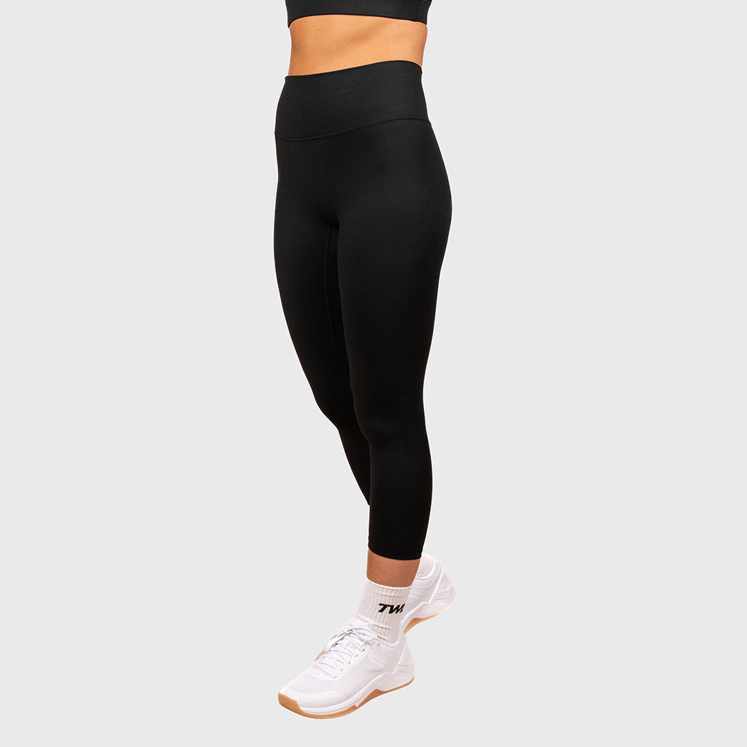 TWL - WOMEN'S REFINE POCKETLESS TIGHTS - 7/8 - BLACK