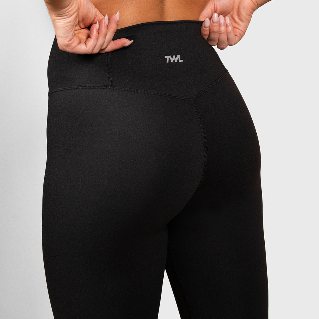TWL - WOMEN'S REFINE POCKETLESS TIGHTS - 7/8 - BLACK