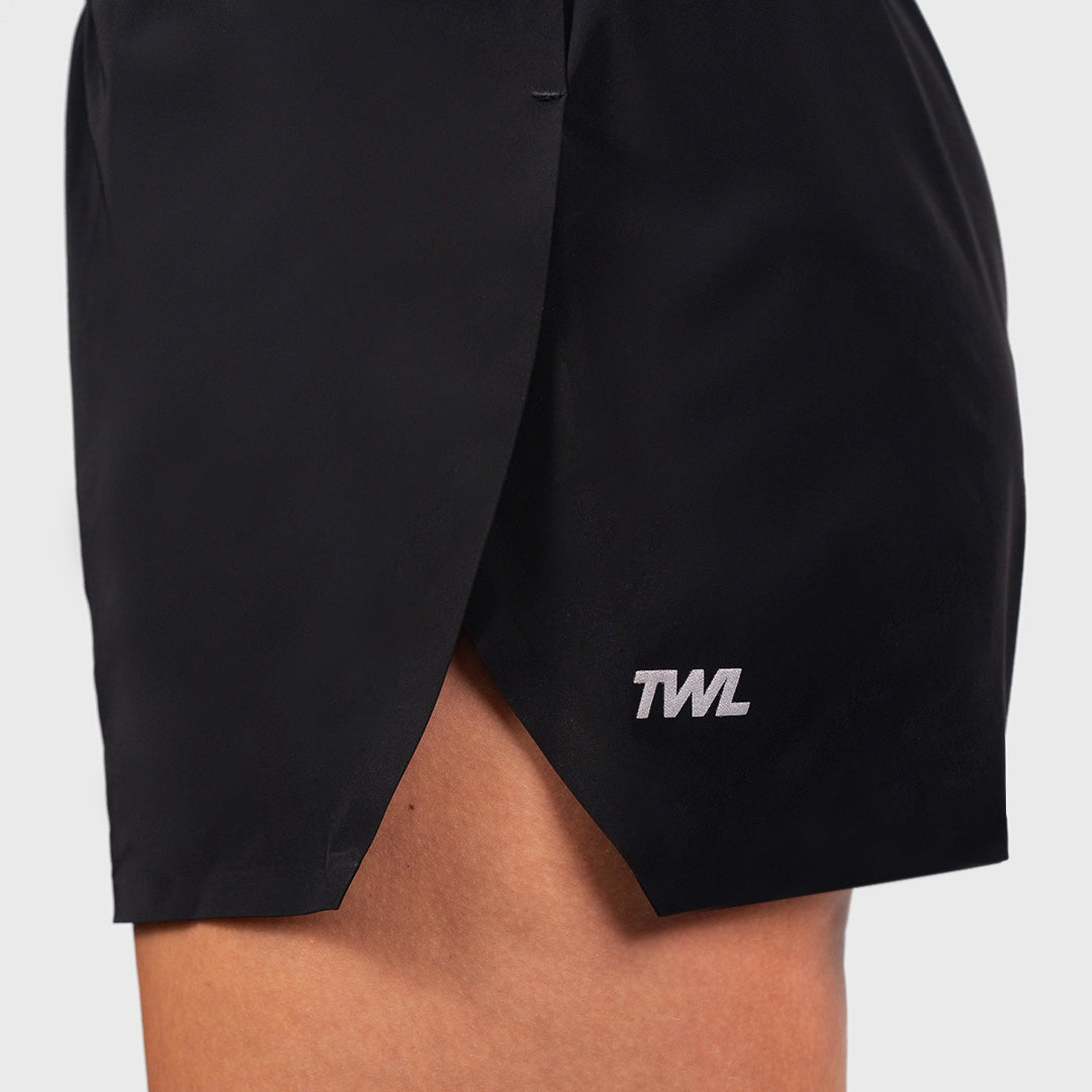 TWL - WOMEN'S RUSH RUNNING SHORTS - 2" - BLACK