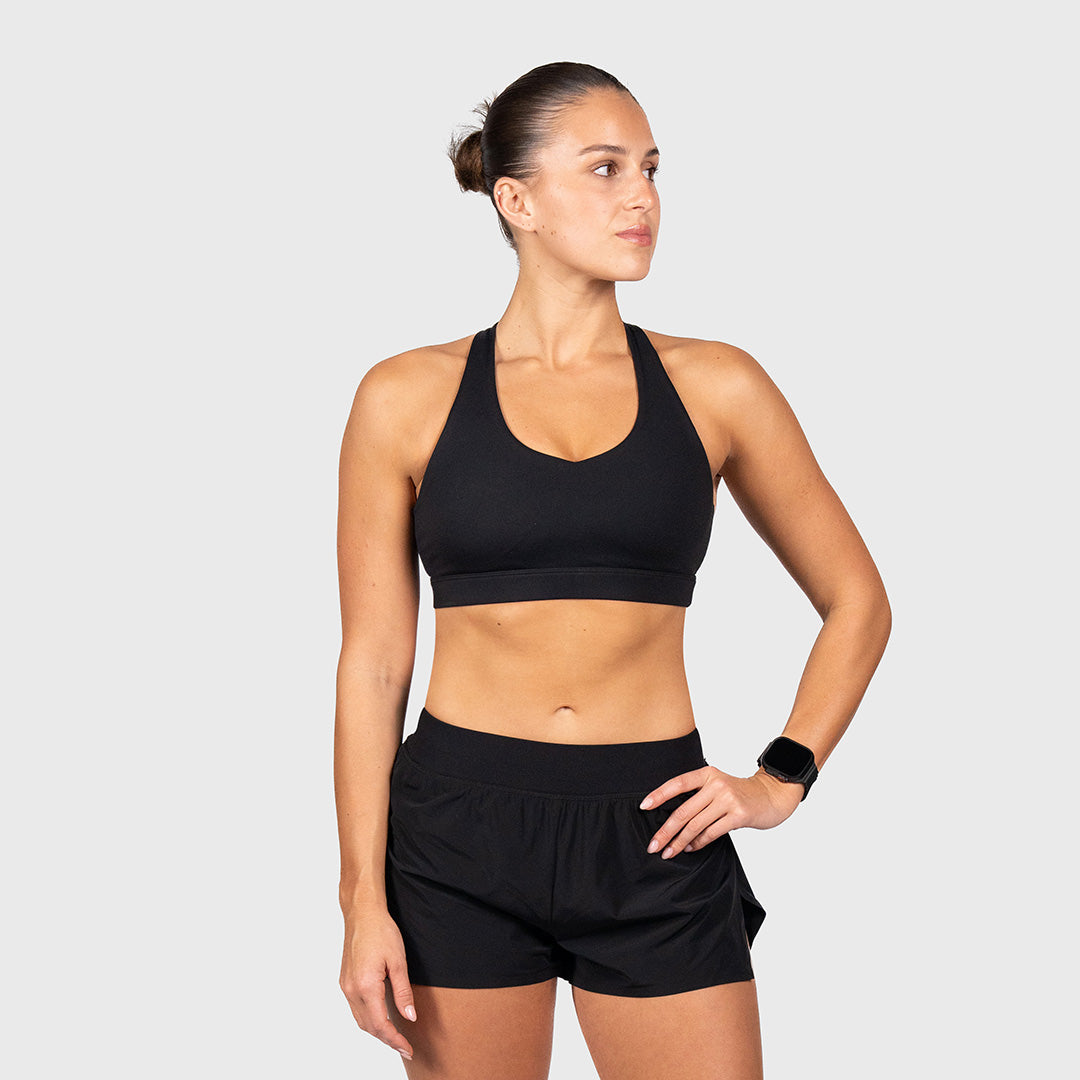 TWL - WOMEN'S RUSH RUNNING SHORTS - 2" - BLACK