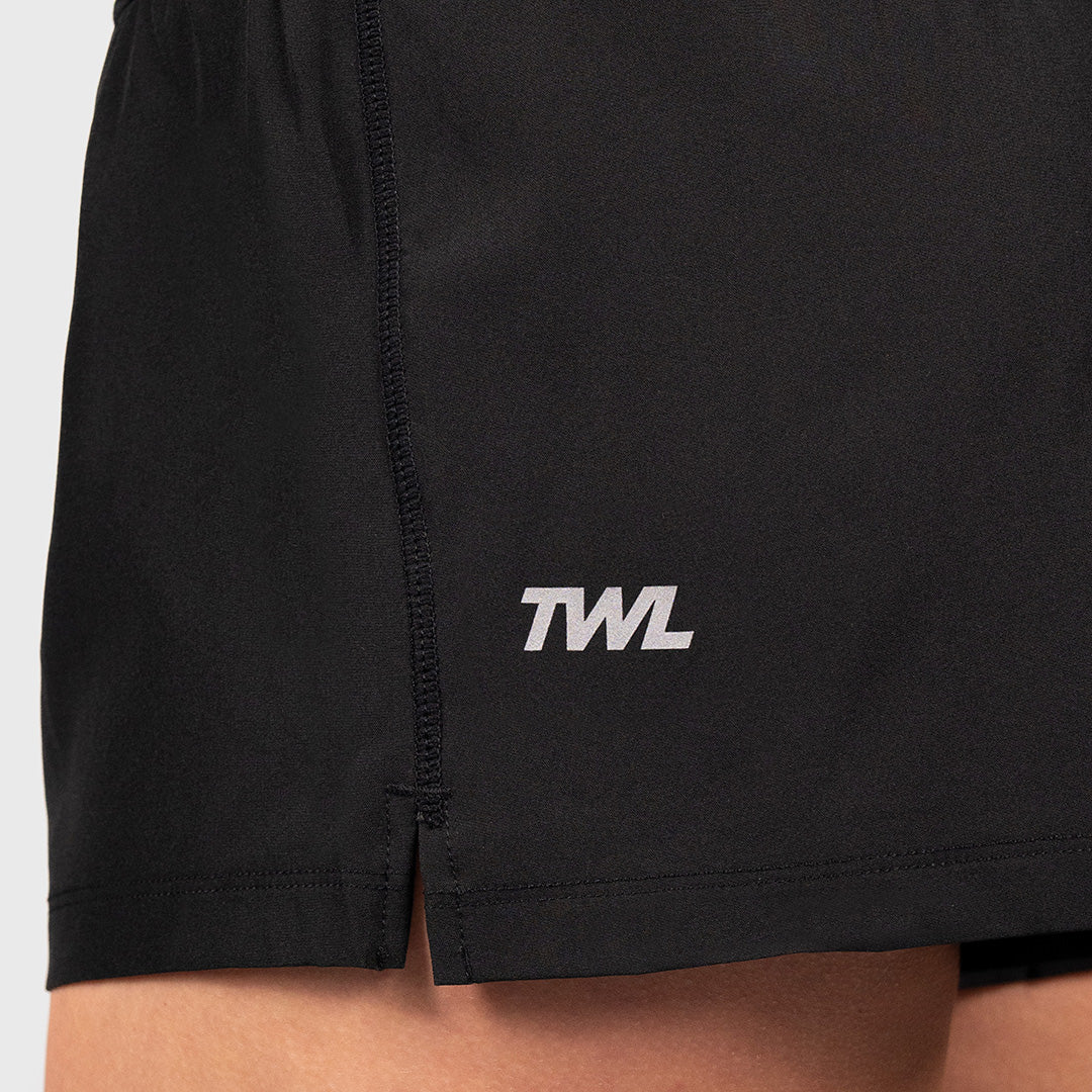 TWL - WOMEN'S TRAIN FOR LIFE SHORTS - 3" - BLACK