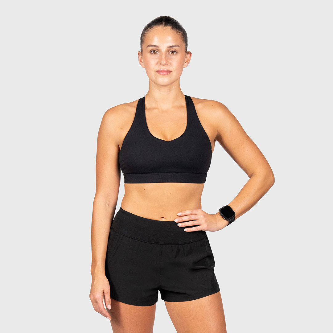 TWL - WOMEN'S TRAIN FOR LIFE SHORTS - 3" - BLACK
