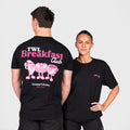 TWL - OVERSIZED T-SHIRT - BREAKFAST CLUB - BLACK