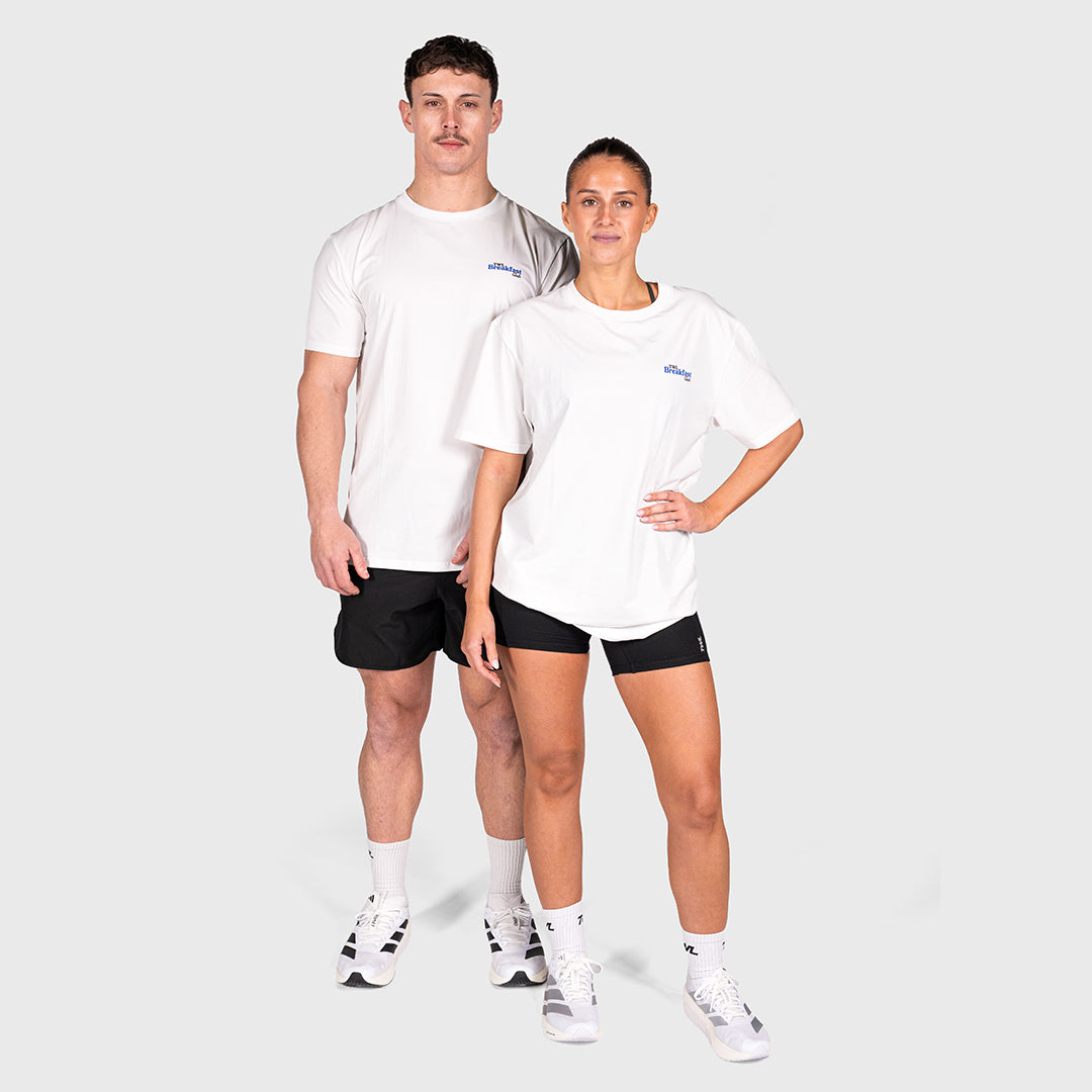 TWL - OVERSIZED T-SHIRT - BREAKFAST CLUB - WHITE