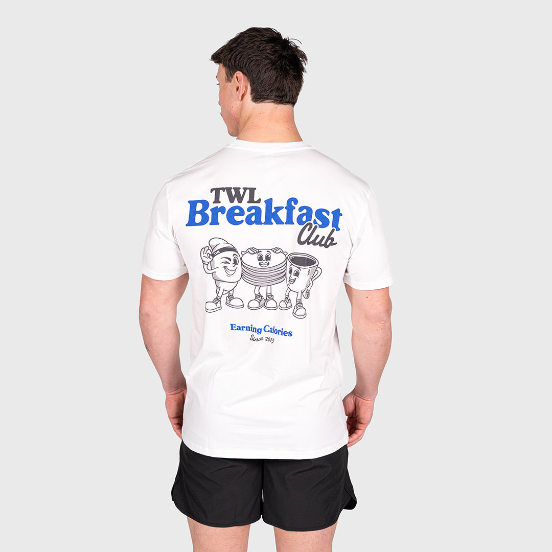 TWL - OVERSIZED T-SHIRT - BREAKFAST CLUB - WHITE