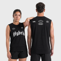TWL - OVERSIZED HALOFLEX MUSCLE TANK - HYBRID DIVISION II - BLACK