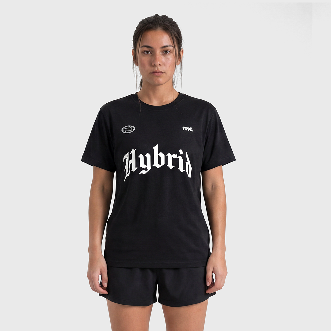 TWL - OVERSIZED HALOFLEX T-SHIRT - HYBRID DIVISION II - BLACK