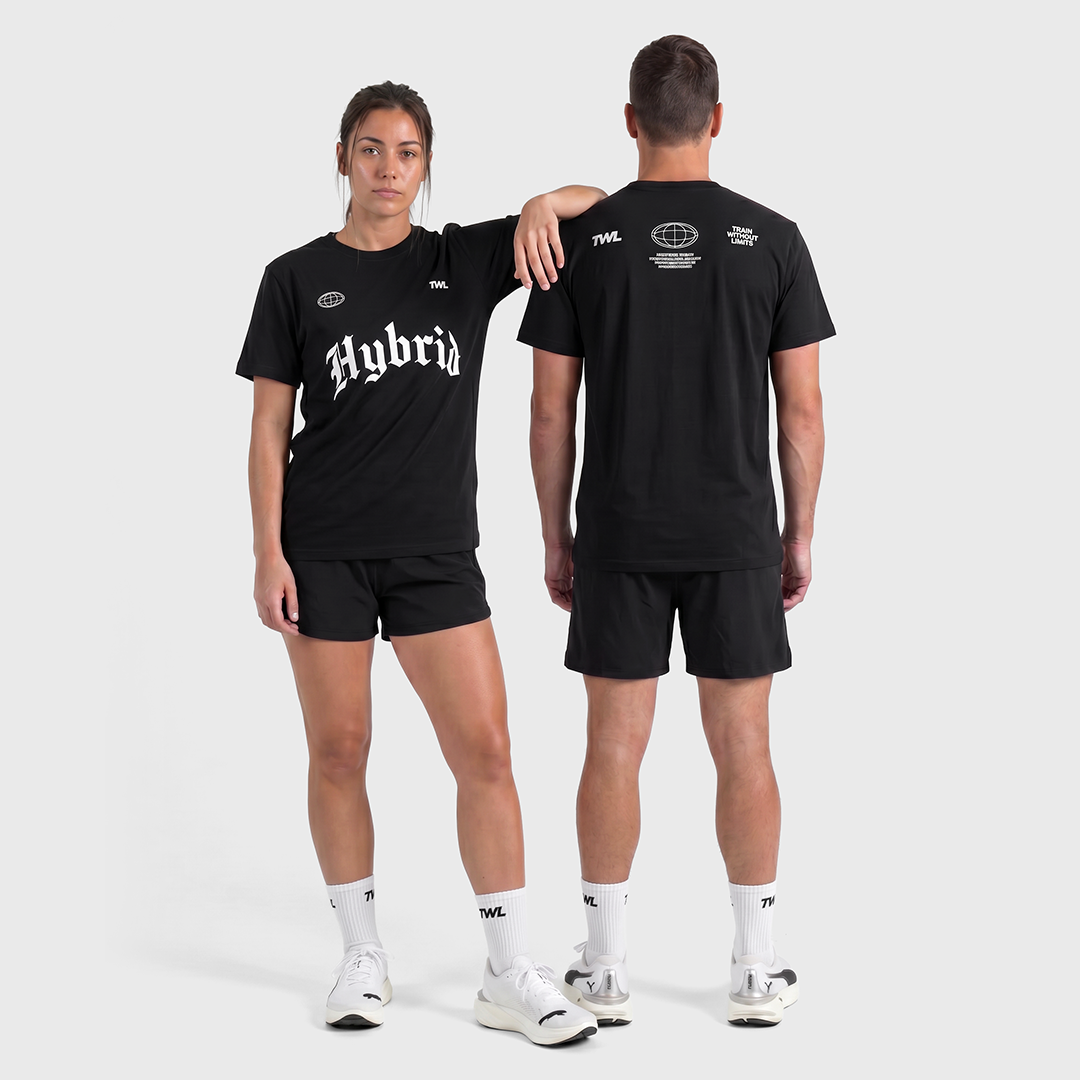 TWL - OVERSIZED HALOFLEX T-SHIRT - HYBRID DIVISION II - BLACK