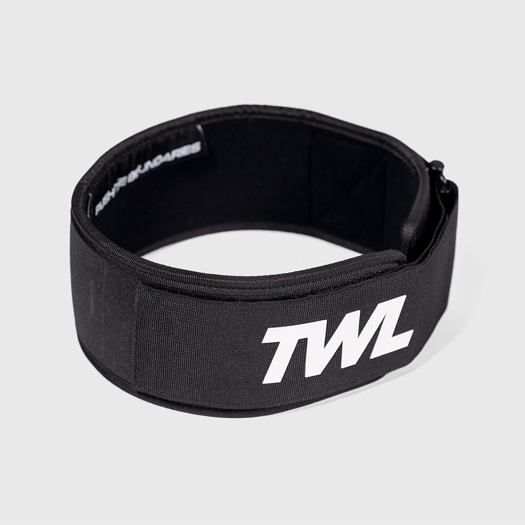 TWL - HYBRID VELCRO LIFTING BELT - 4" - BLACK SPARKLE