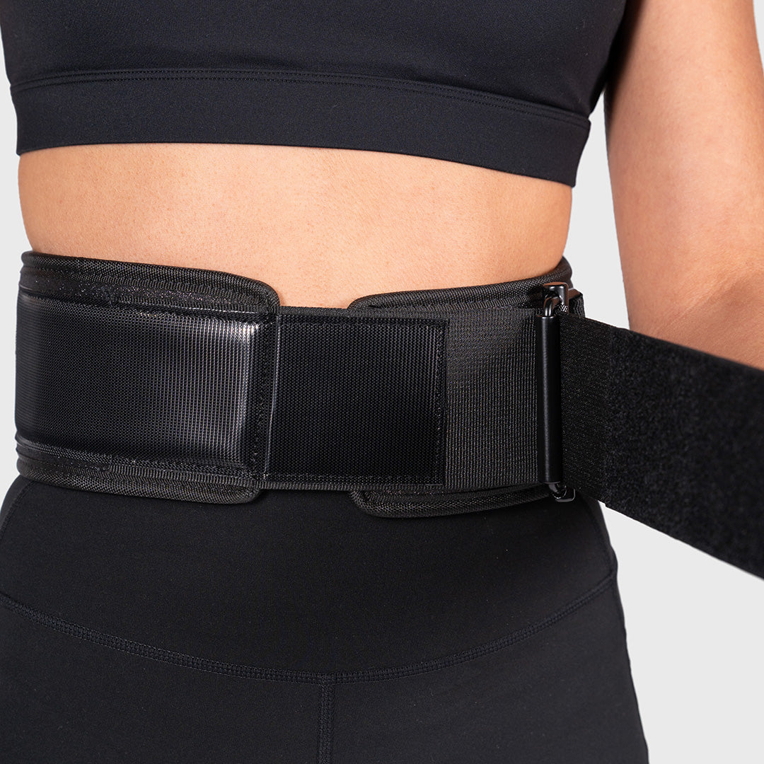 TWL - HYBRID VELCRO LIFTING BELT - 4" - BLACK SPARKLE