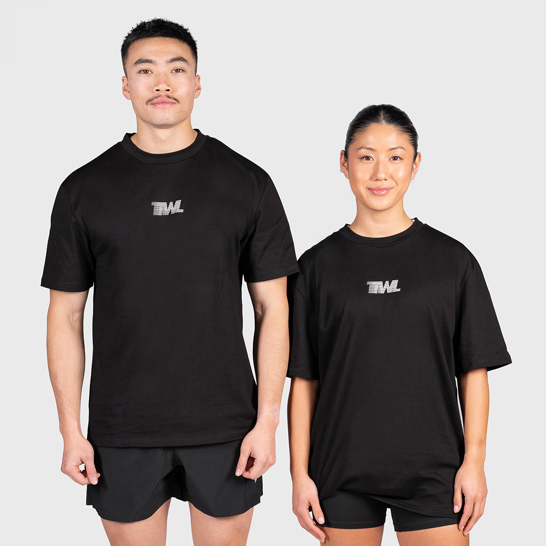 TWL - LIFESTYLE OVERSIZED T-SHIRT - TRAIN WITHOUT LIMITS - BLACK