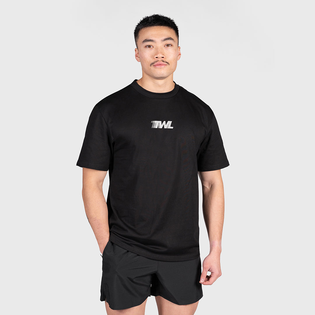 TWL - LIFESTYLE OVERSIZED T-SHIRT - TRAIN WITHOUT LIMITS - BLACK