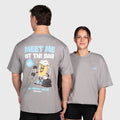 TWL - LIFESTYLE OVERSIZED T-SHIRT - HAPPY HOUR - PHANTOM GREY