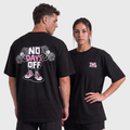 TWL - LIFESTYLE OVERSIZED T-SHIRT - NO DAYS OFF - BLACK