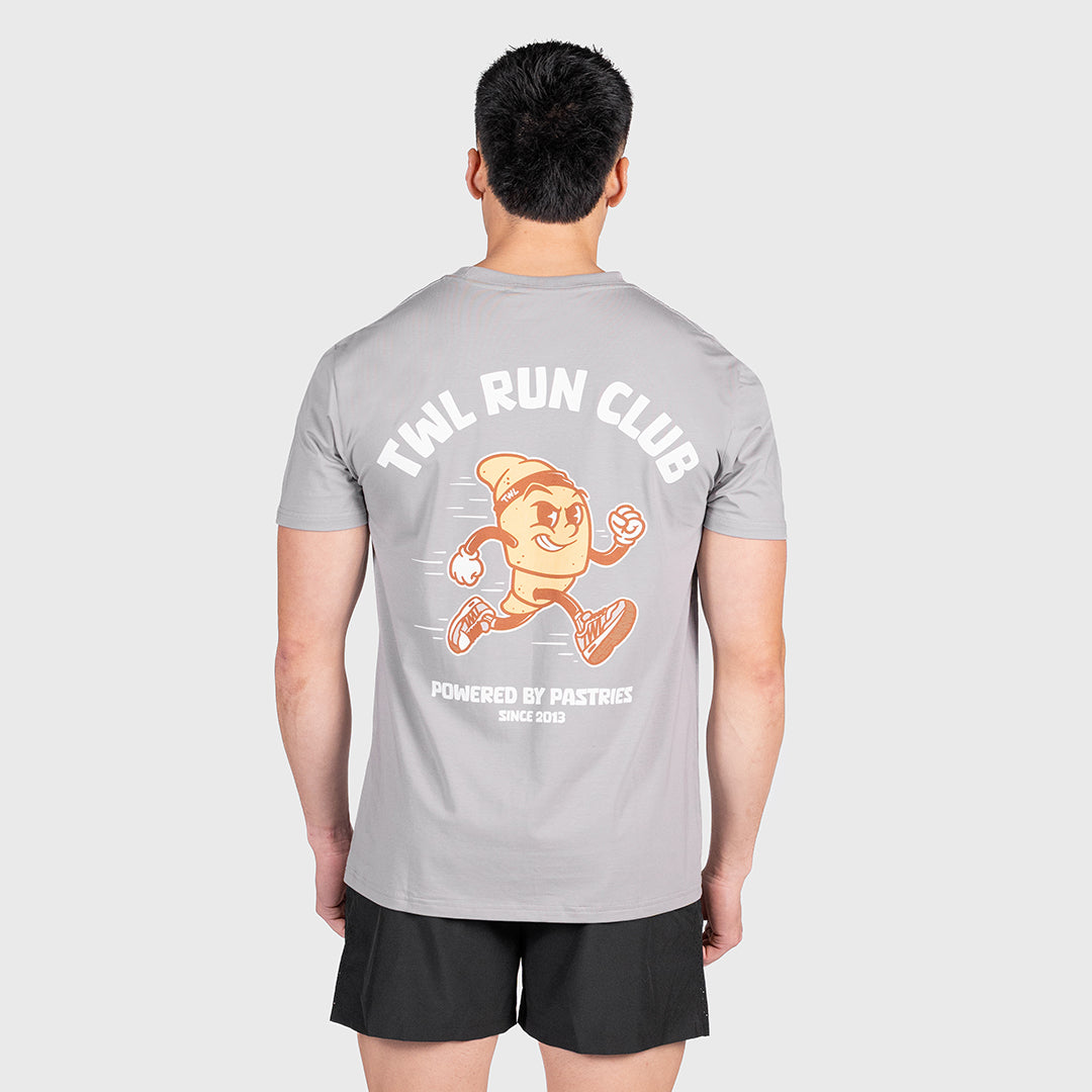 TWL - OVERSIZED T-SHIRT - PASTRIES RUN CLUB - PHANTOM GREY