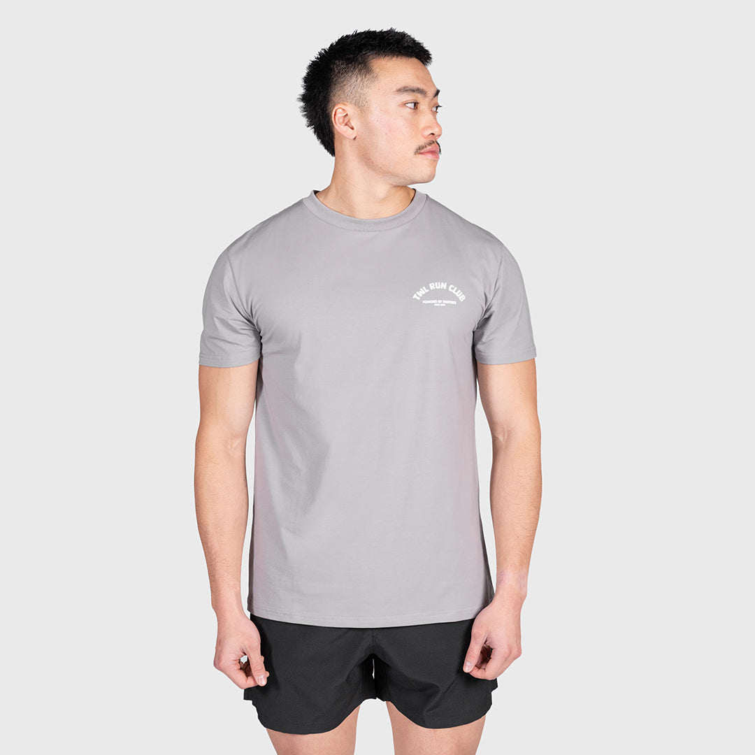 TWL - OVERSIZED T-SHIRT - PASTRIES RUN CLUB - PHANTOM GREY