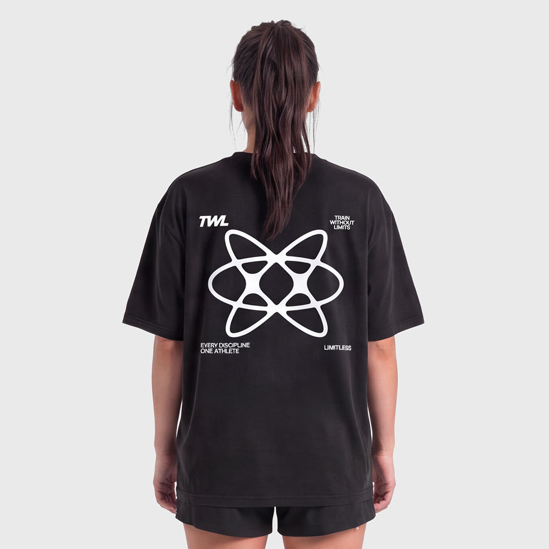 TWL - OVERSIZED T-SHIRT - LIMITLESS - BLACK