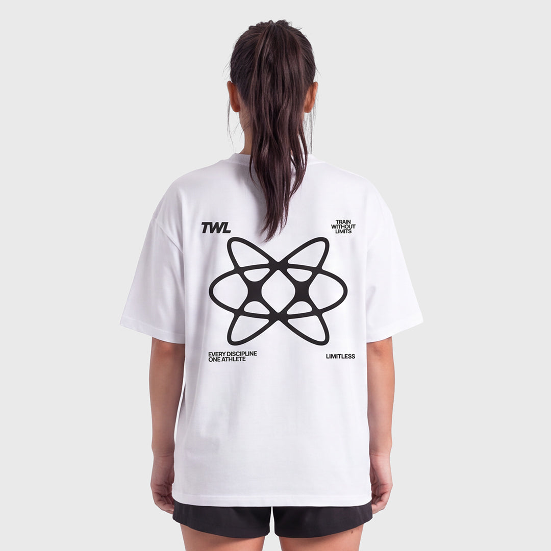 TWL - OVERSIZED T-SHIRT - LIMITLESS - WHITE