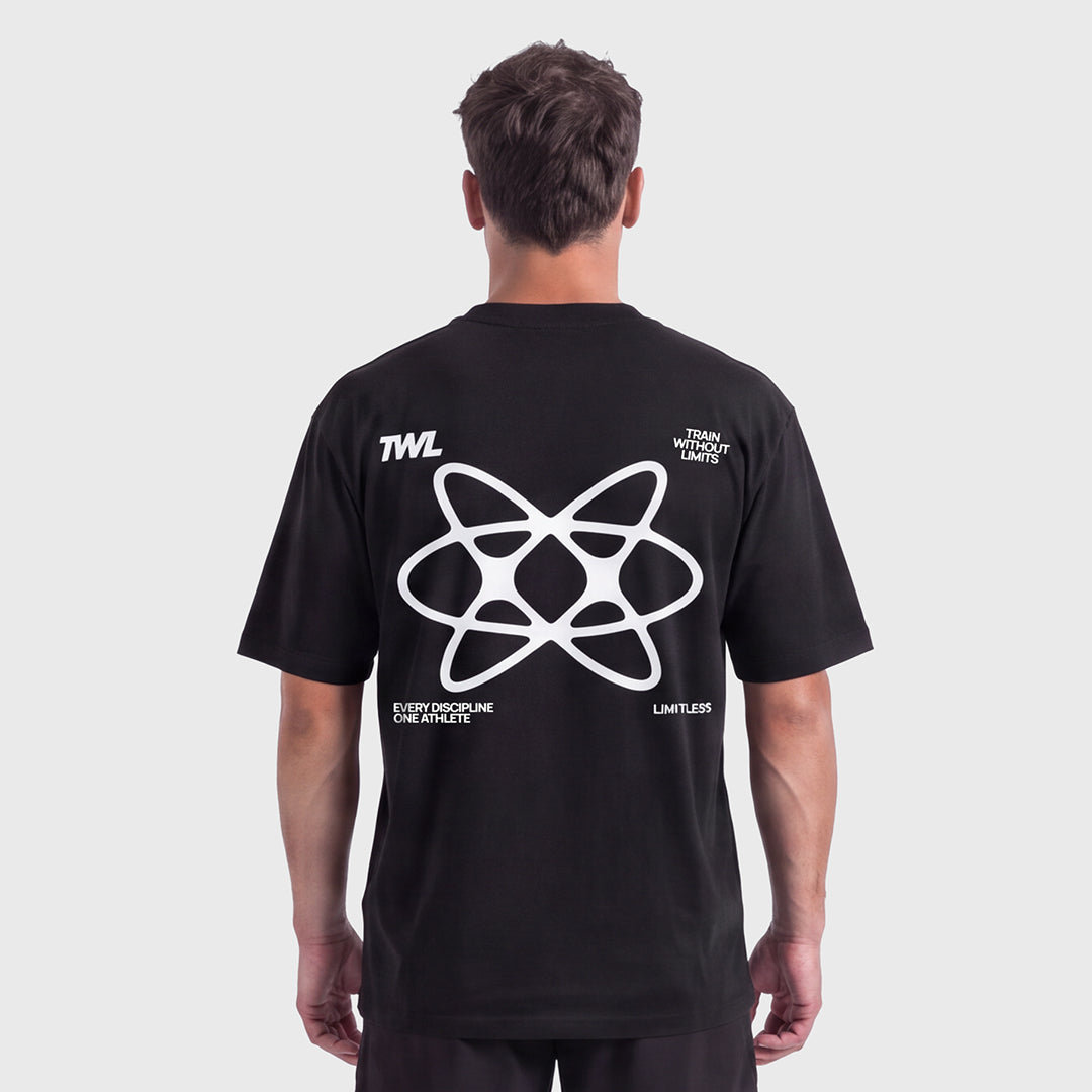 TWL - OVERSIZED T-SHIRT - LIMITLESS - BLACK