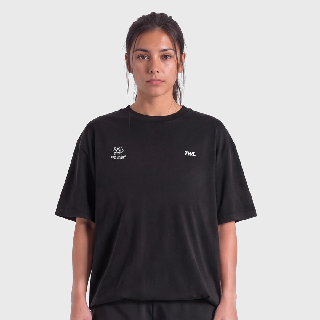 TWL - OVERSIZED T-SHIRT - LIMITLESS - BLACK