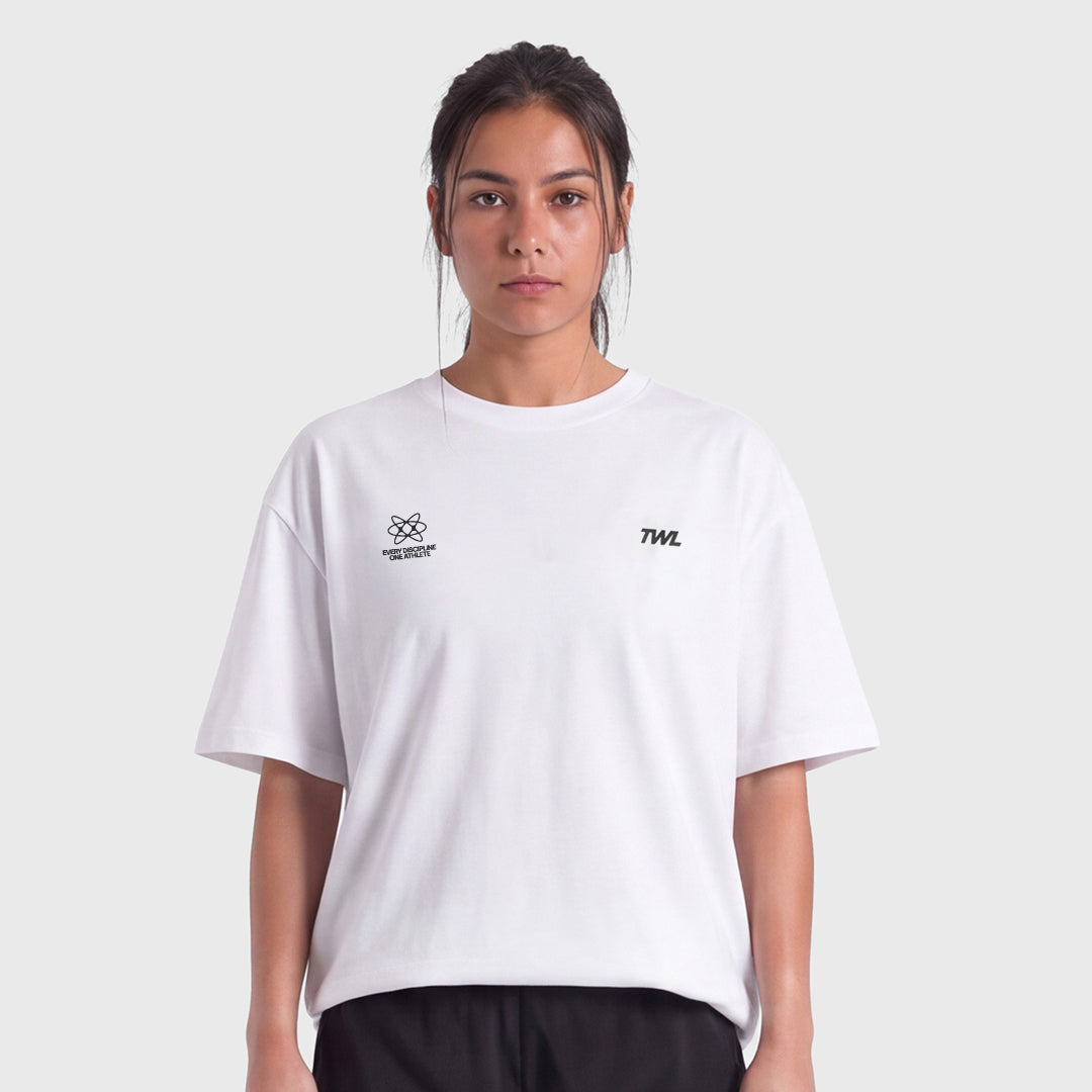 TWL - OVERSIZED T-SHIRT - LIMITLESS - WHITE