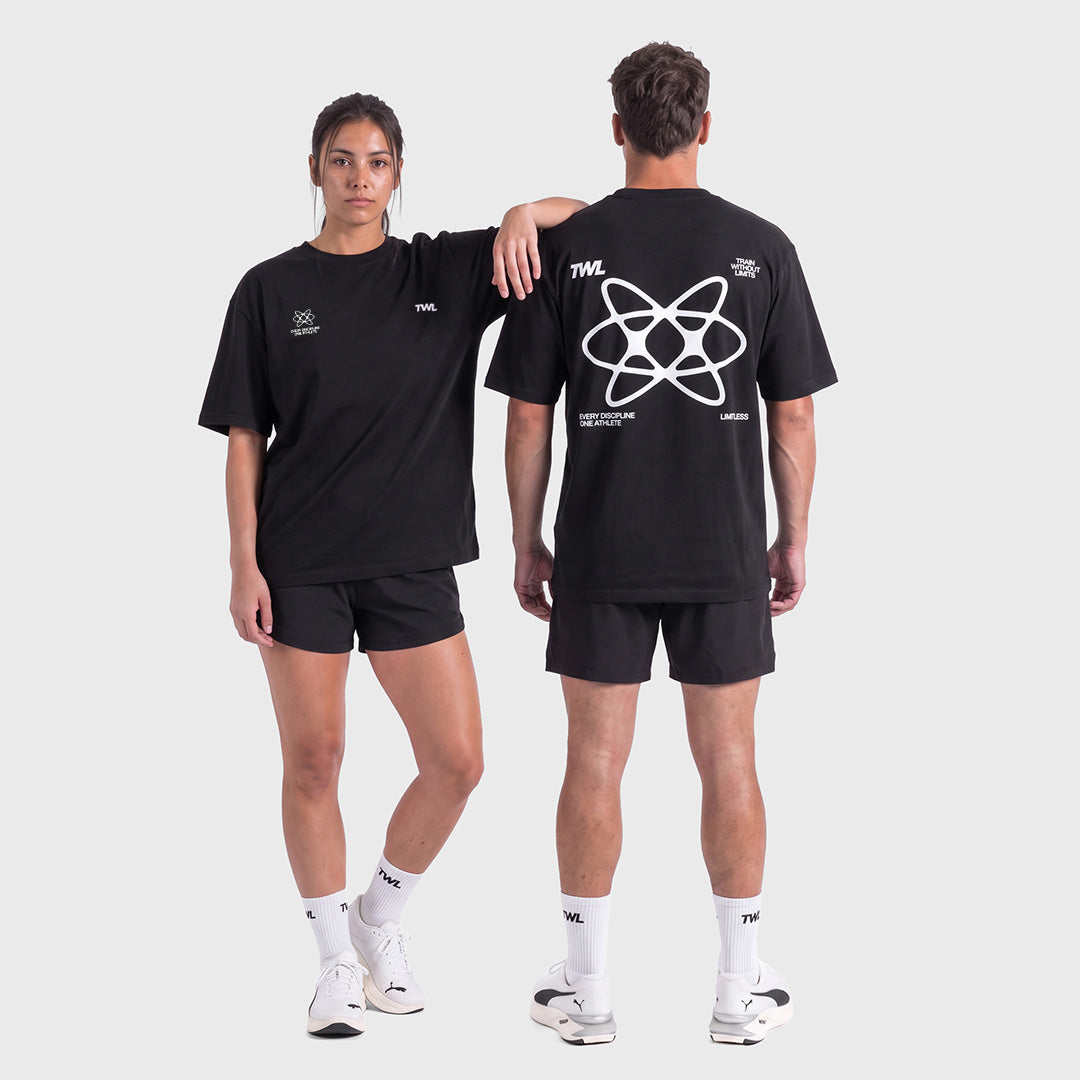 TWL - OVERSIZED T-SHIRT - LIMITLESS - BLACK