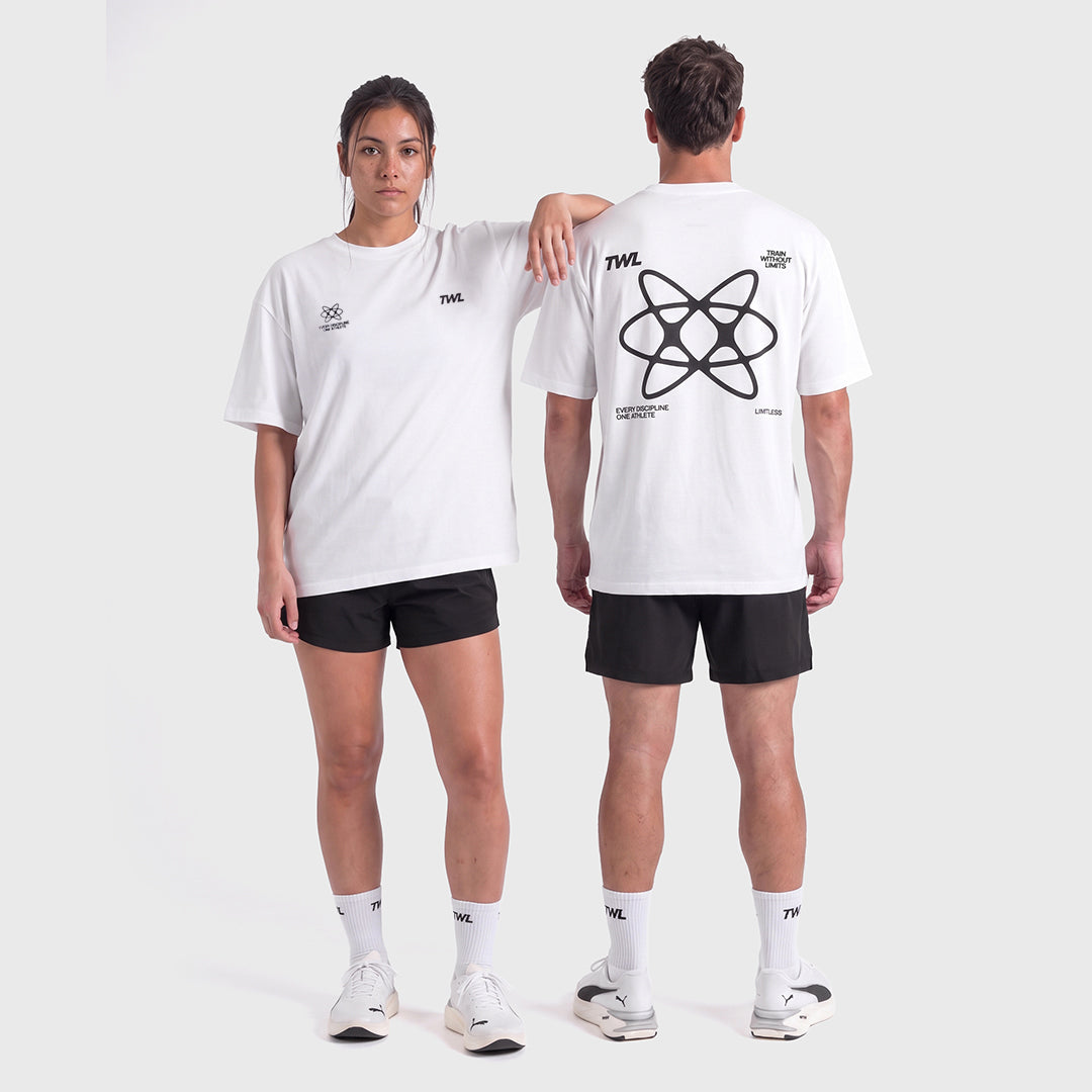 TWL - OVERSIZED T-SHIRT - LIMITLESS - WHITE