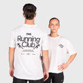 TWL - OVERSIZED T-SHIRT - RUNNING CLUB - WHITE