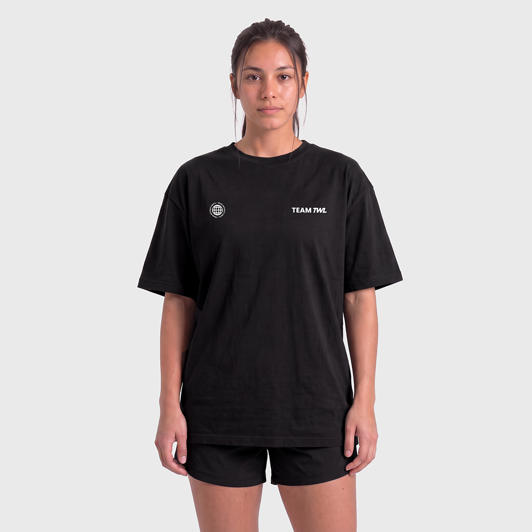 TWL - OVERSIZED T-SHIRT - TEAM TWL HALOFLEX - BLACK