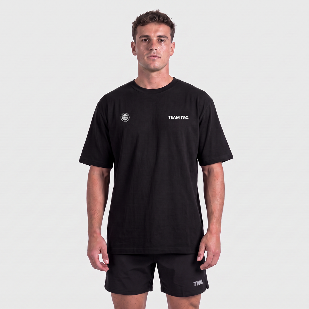 TWL - OVERSIZED T-SHIRT - TEAM TWL HALOFLEX - BLACK