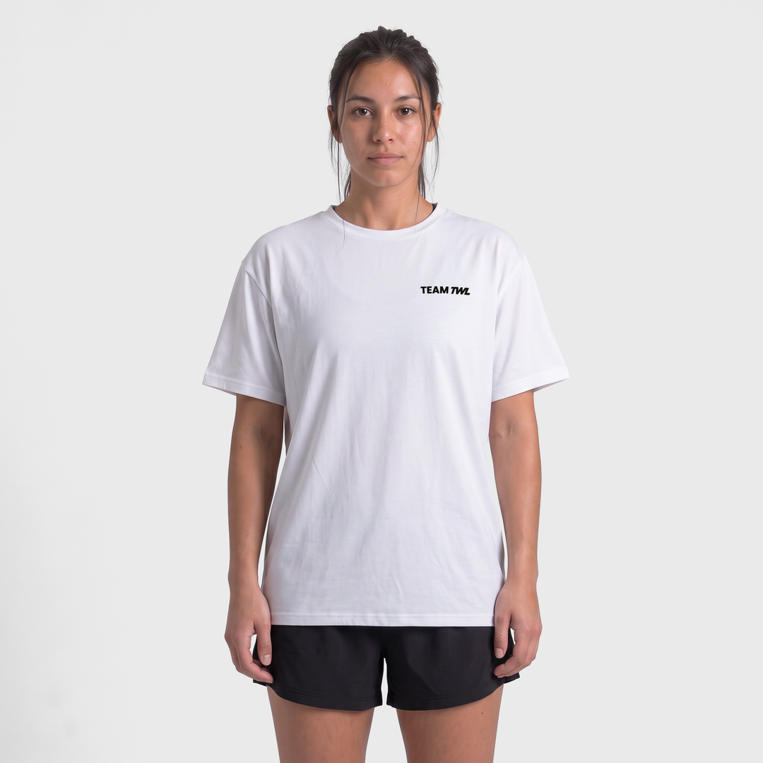 TWL - OVERSIZED T-SHIRT - TEAM TWL HALOFLEX - WHITE