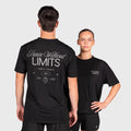 TWL - LIFESTYLE OVERSIZED T-SHIRT - TRAIN W/O LIMITS - TYPOGRAPHY - BLACK