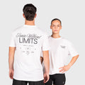 TWL - LIFESTYLE OVERSIZED T-SHIRT - TRAIN W/O LIMITS - TYPOGRAPHY - WHITE