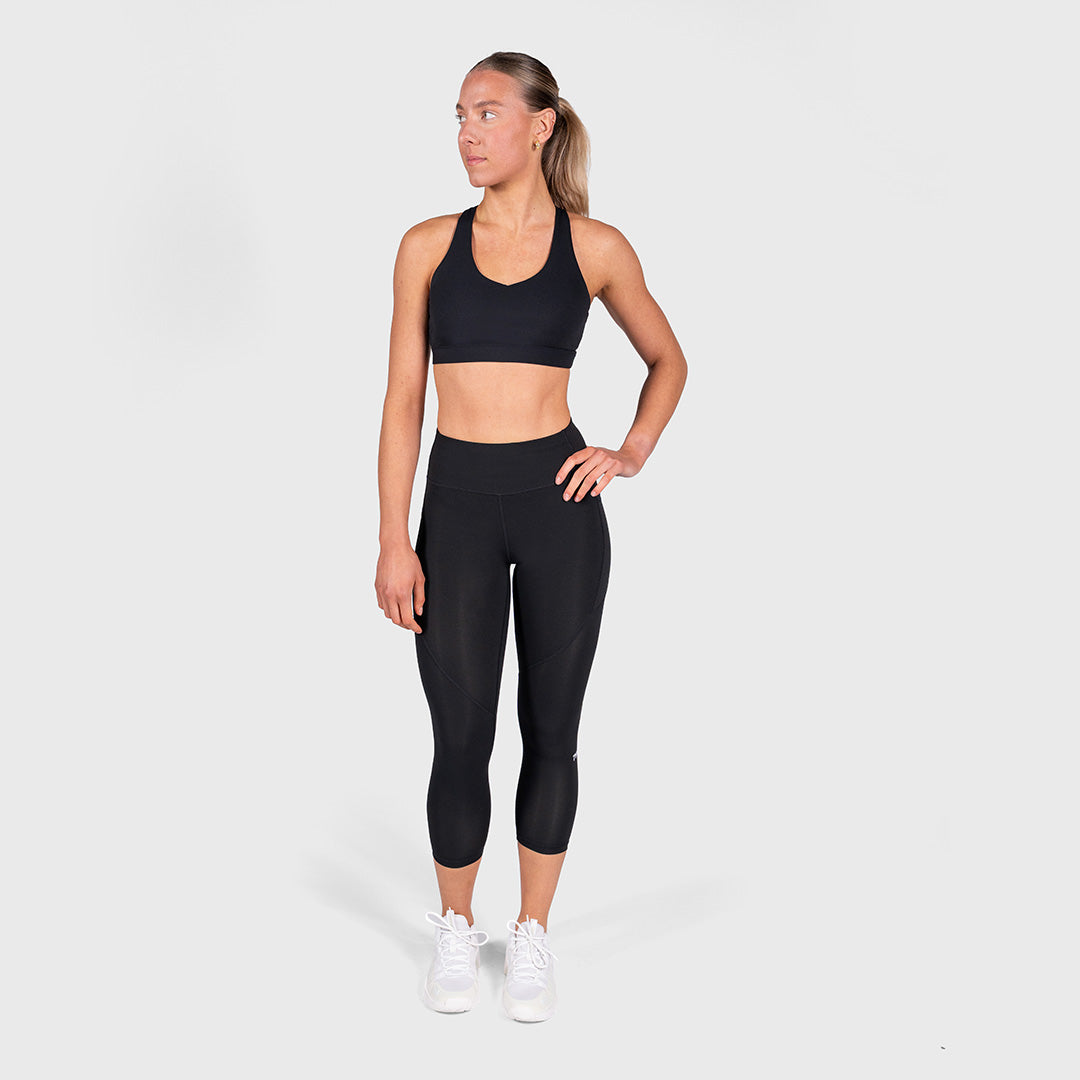 TWL - WOMEN'S ENERGY HIGH WAISTED 7/8 TIGHTS - BLACK