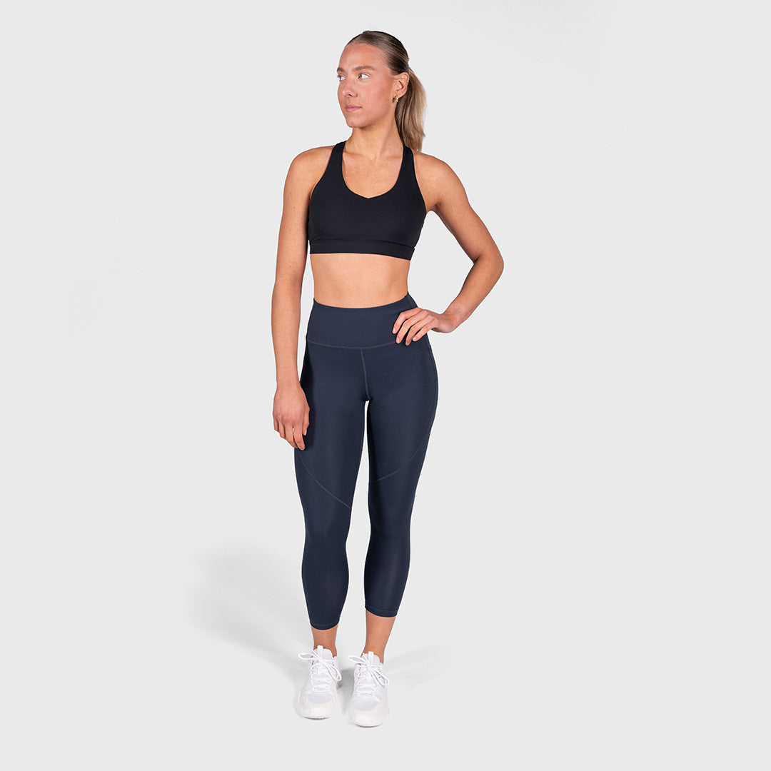 TWL - WOMEN'S ENERGY HIGH WAISTED 7/8 TIGHTS - MIDNIGHT NAVY