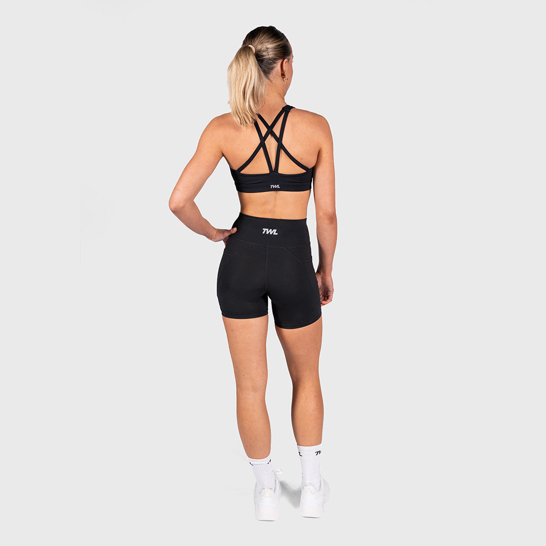TWL - WOMEN'S ENERGY SHORTS - 6" - BLACK