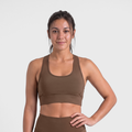 TWL - WOMEN'S REFINE ACTION BRA - COCOA POWDER