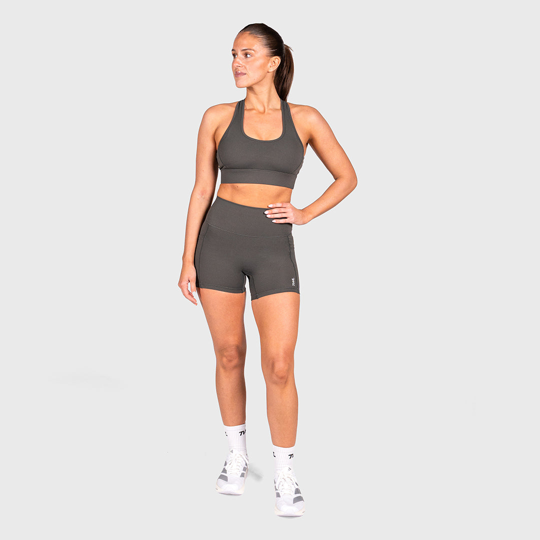 TWL - WOMEN'S REFINE SHORTS - 4.5" - TRUE CHARCOAL