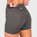 TWL - WOMEN'S REFINE SHORTS - 4.5" - TRUE CHARCOAL