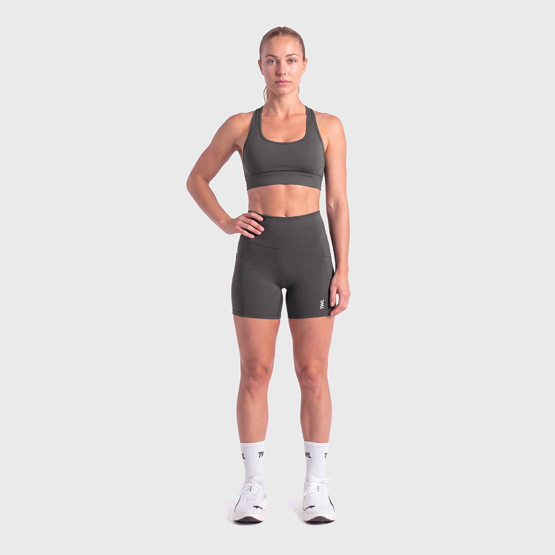 TWL - WOMEN'S REFINE SHORTS - 6" - TRUE CHARCOAL