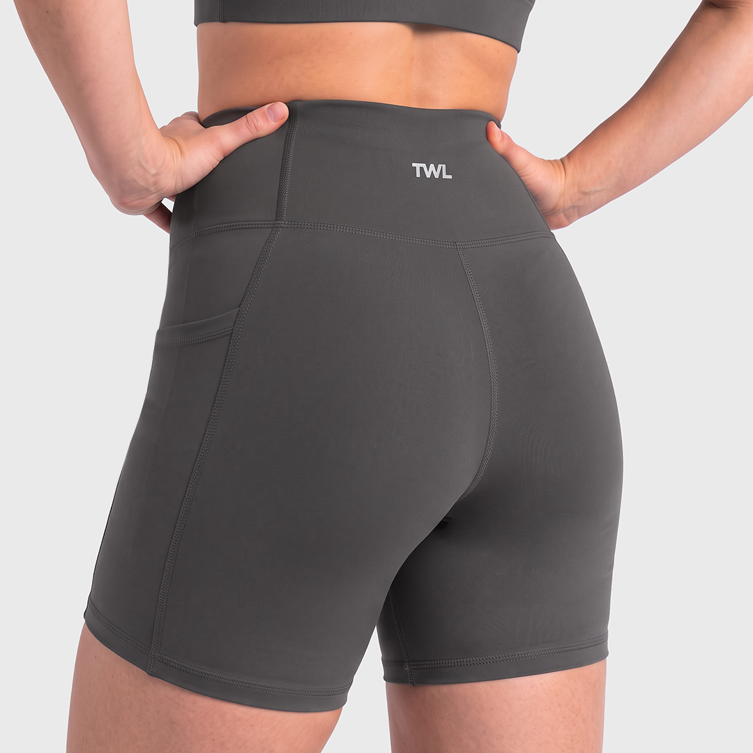 TWL - WOMEN'S REFINE SHORTS - 6" - TRUE CHARCOAL