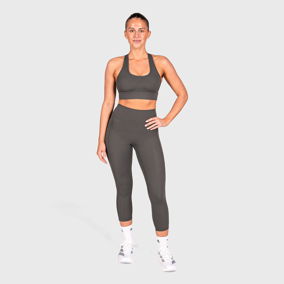 TWL - WOMEN'S REFINE TIGHTS - 7/8 - TRUE CHARCOAL