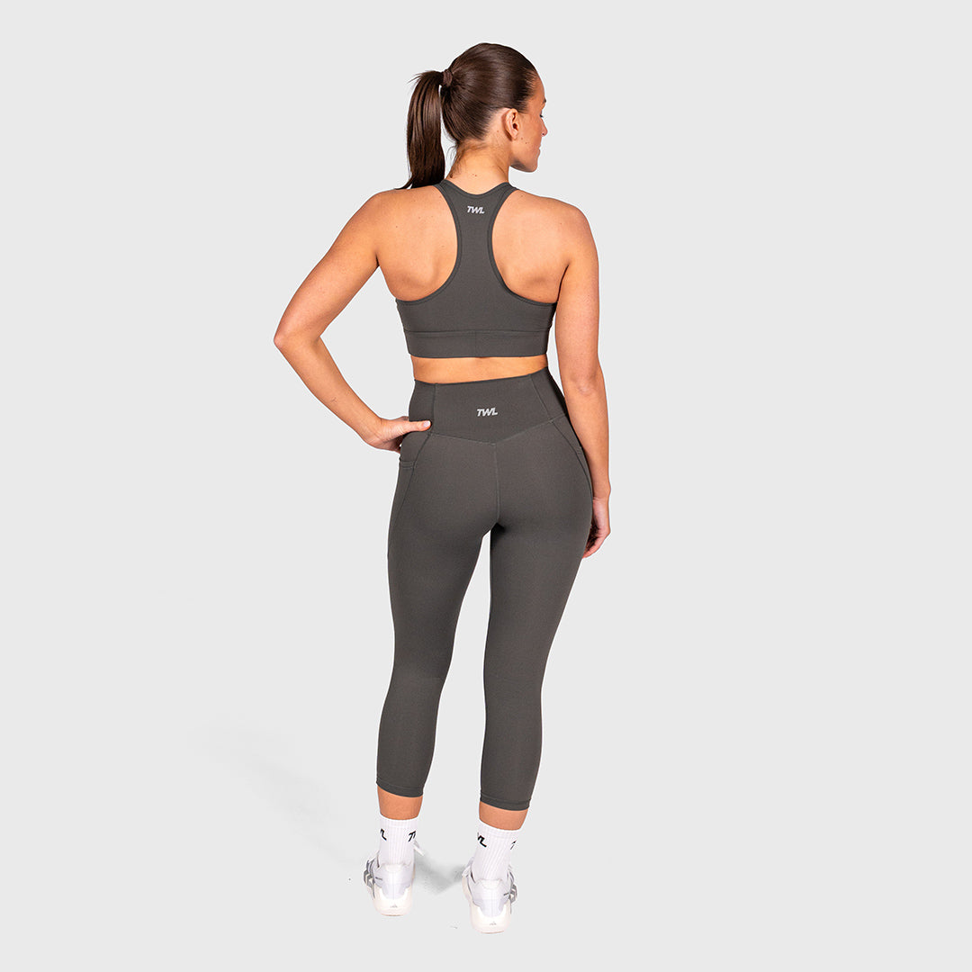 TWL - WOMEN'S REFINE TIGHTS - 7/8 - TRUE CHARCOAL