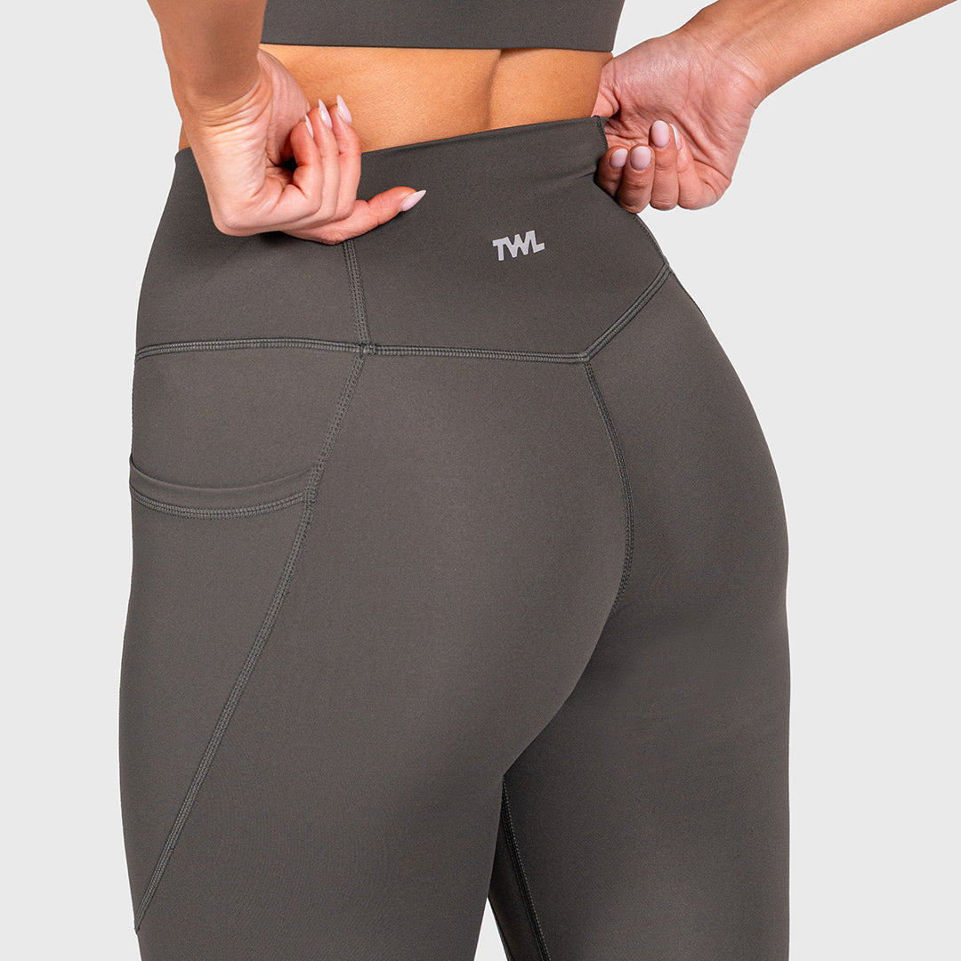 TWL - WOMEN'S REFINE TIGHTS - 7/8 - TRUE CHARCOAL