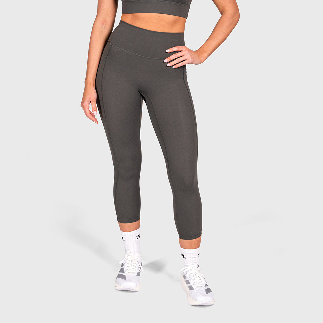 TWL - WOMEN'S REFINE TIGHTS - 7/8 - TRUE CHARCOAL