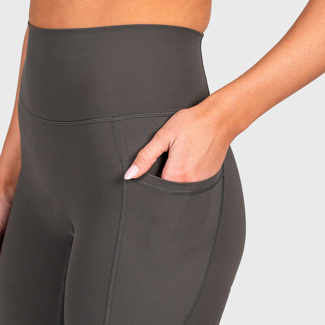 TWL - WOMEN'S REFINE TIGHTS - 7/8 - TRUE CHARCOAL