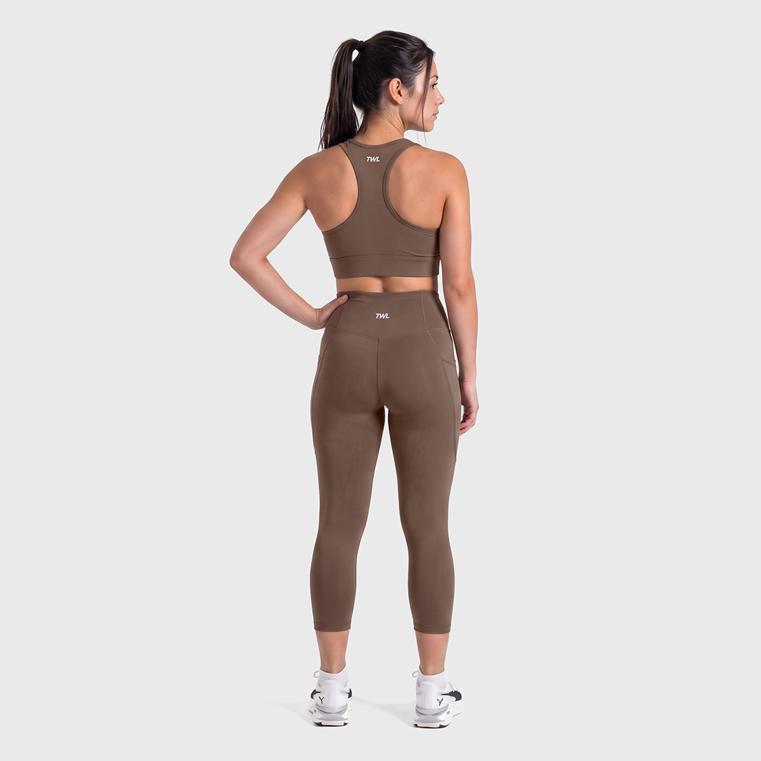 TWL - WOMEN'S REFINE TIGHTS - 7/8 - COCOA POWDER