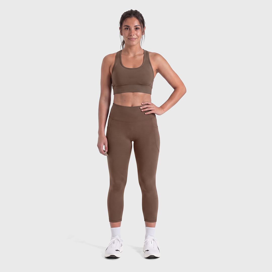 TWL - WOMEN'S REFINE TIGHTS - 7/8 - COCOA POWDER