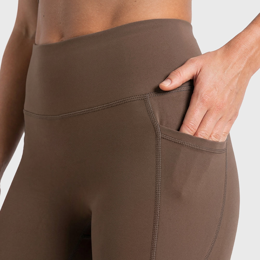 TWL - WOMEN'S REFINE TIGHTS - 7/8 - COCOA POWDER